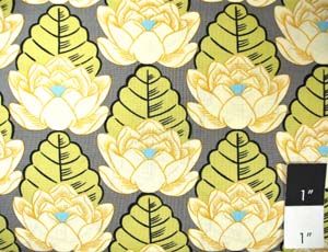 Amy Butler Lotus Lotus Pond Ivory Cotton Fabric by Yard