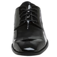 Calvin Klein Men Shoes Gareth 2 Black Patent Leather Retail Price $185 