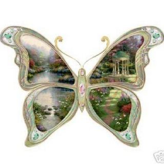 Thomas Kinkade Wings Beauty Butterfly Garden Prayer New