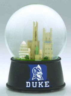 Duke University Blue Devils College Campus Snowglobe