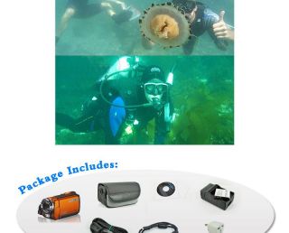   1080P 16.0MP Waterproof Digital Video Camcorder DV Camera Underwater y