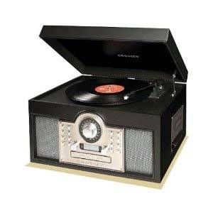   BLACK MEMORY MASTER PLAYER CD RECORDER CR2401A, IPOD COMPATIBLE, RADIO