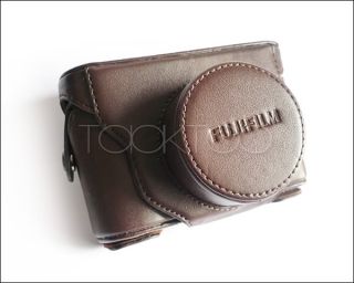 C091 New Leather Case Pouch Bag for Fujifilm Fuji FinePix x10 LC x10 