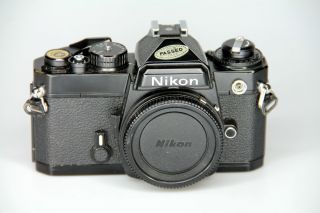 Nikon FE Black Camera Body 35mm SLR Film Camera