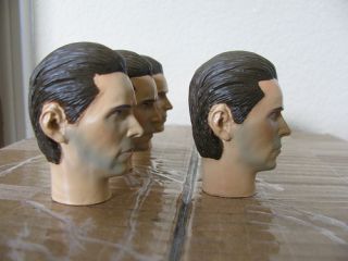 Scale Lot of 5 Christian Bale Cleric Preston Heads