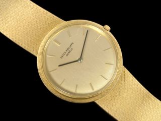 Patek Philippe Mens Calatrava Watch Ref 3520 18K Gold