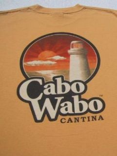 Cabo Wabo Cantina Sammy Hagar Large T Shirt Van Halen