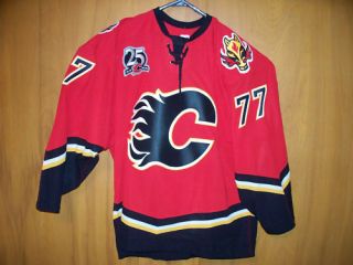 Calgary Flames Game Worn Jersey NHL Steve Bancroft