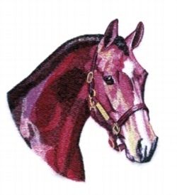  Hunter Jumper Horse Purple Tote Bag New Equestrian