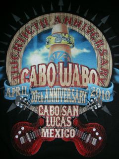 Limited Edition Cabo Wabo Cantina Sammy Hagar 20th Anniversary New 