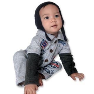 Made in Korea California Baby Handsome Boy Infant Warm Clothing OA 