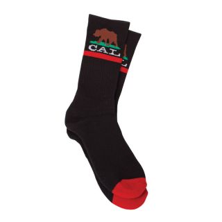  Nor Cal Republic Socks Black 2 Pairs