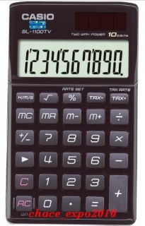 new casio portable calculators sl 1100tv bk sl1100tv