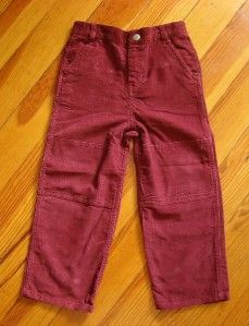 Girls Polo Ralph Lauren Red Corduroy Pants Size 4T Fall Winter