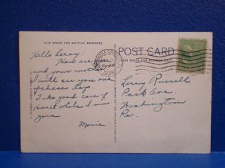 1939 Alliance College Cambridge Springs PA Postcard