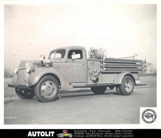 1941 Ford Buffalo Fire Truck Photo Canajoharie