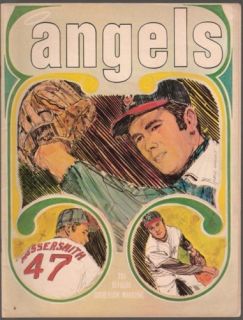 1970 California Angels Baseball Program Scorebook MLB