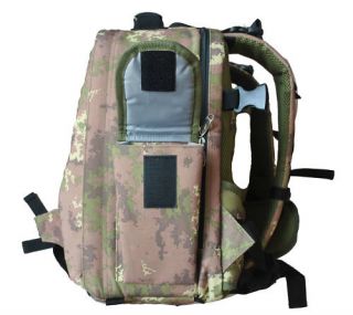 Army DSLR Camera Backpack Bag Laptop Area Tripod Strap