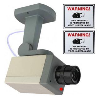 FAKE HOME SECURITY CCTV VIDEO SURVEILLANCE PTZ ZOOM CAMERA MOTION 