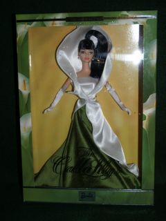 Calla Lily Barbie doll Flowers in Fashion Collection Excellent 
