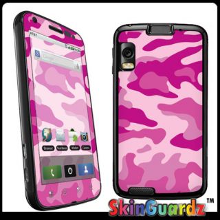 Pink Camouflage Vinyl Case Decal Skin to Cover Your Motorola Atrix 4G 
