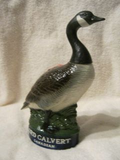 Vintage 1977 Lord Calvert Decanter Canadian GOOSE Withtags