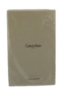 Calvin Klein New Split Stitch Taupe 300TC 78x80 Fitted Sheet Bedding 