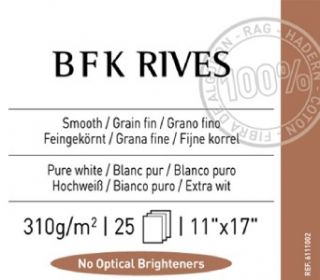 Canson bfk Rives 310 GSM 11x17 25 Sheets 6111002