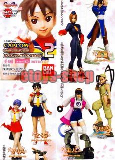 Capcom Gals HGIF 2 Chun Li Lilith Sakura Gashapon Full