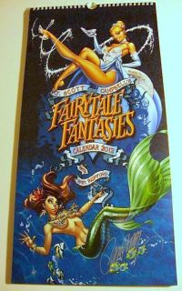   SCOTT CAMPBELL FAIRYTALE FANTASIES CALENDAR 2012 / Signed by Campbell