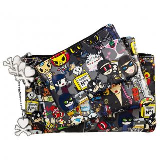 NWT Tokidoki Robbery Makeup Bags Passe Pouches LIMITED Edition