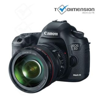 Canon EOS 5D Mark III DSLR Camera with EF 24 105mm Lens Kit Warranty 