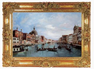 Canaletto Oil Painting Repro Venice The Upper Reaches of The Grand 