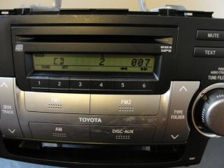2008 2010 Toyota Highlander CD MP3 WMA Car Stereo Radio 86120 48E40 C0 