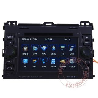   Cruiser 120 Series Prado Car GPS Navigation Radio TV DVD MP4