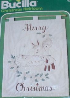 Bucilla Nativity Candlewicking Embroidery Kit NIP 14x20