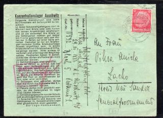 Germany July 1941 Auschwitz Concentration Camp Cover