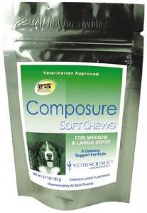 Composure Chews for MD LG Dogs Stress Calming Aid 60ct