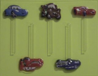 Cars Lollipop II Chocolate Candy Soap Mold New Release