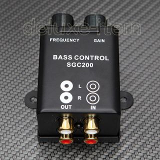 Car Home Amplifier Subwoofer Bass RCA Stereo Line Level Volume Amp 