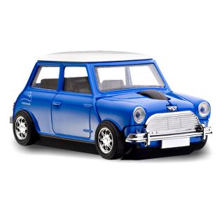 Motormouse Mini Cooper Car Wireless Mouse Blue
