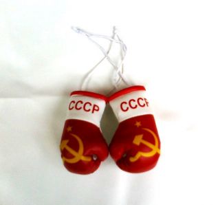 Pairs Ivan Drago Rocky Balboa Russia CCCP Boxing Mini Gloves