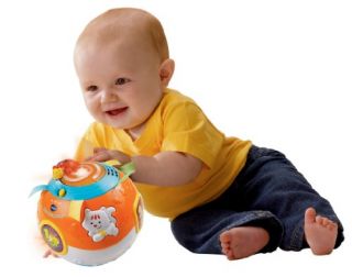 VTech   Move & Crawl Electronic Activity Ball: Toys 
