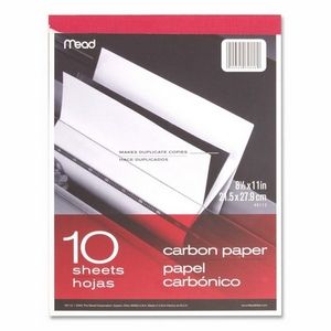 Roaring Spring Carbon Paper Tablet8.5  x 11    10 / Pack   Black