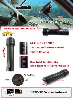 Flashlight Digital Video Camera Spy DVR Mini DV LED