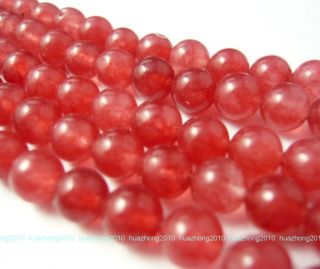 shares of 6mm Natural Red Ruby Round Loose Beads Gemstone 15