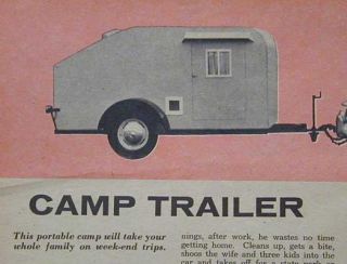 10 Camping Travel Trailer How To build PLANS *Boxy Tear Drop
