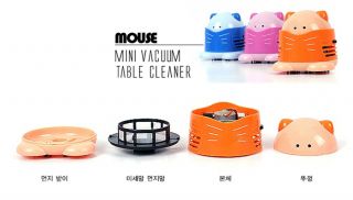 Mini Portable Vacuum Table Desktop Dust Cleaner Multifunction Desk Car 