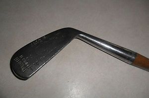 Antique Crawford McGregor Canby Wooden Shaft 2 Iron Golf Club
