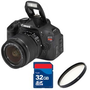 Canon EOS Rebel T3i 18 55mm Is II Digital SLR Camera Black 